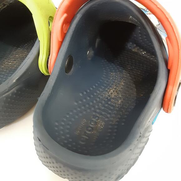 Crocs Disney Toy Story Buzz & Woody Clogs Blue Slip On Comfort Boys 8 Water Shoe - Picture 9 of 9